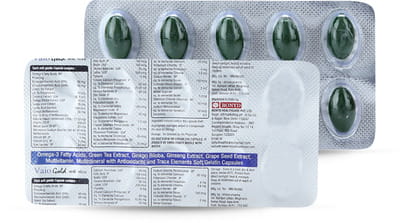 Vaio Gold Strip Of 10 Capsules