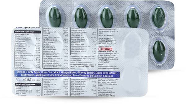Vaio Gold Strip Of 10 Capsules