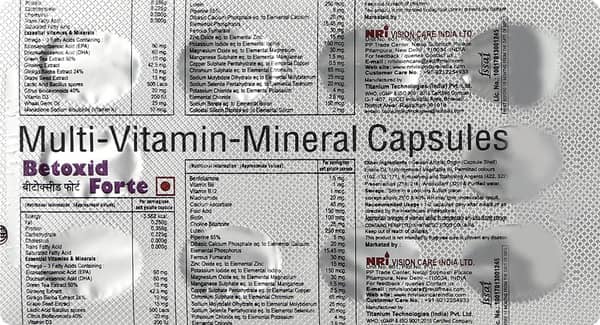 Betoxid Forte Strip Of 10 Capsules