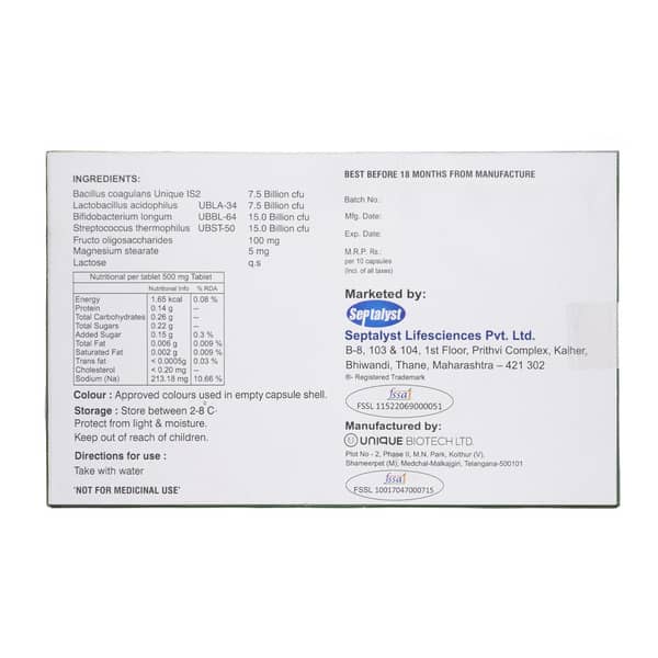 Synprotik Forte Strip Of 10 Capsules