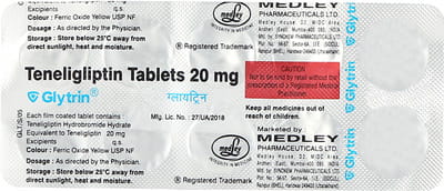 Glytrin 20mg Strip Of 10 Tablets