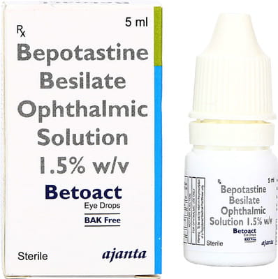 Betoact Bottle Of 5ml Eye Drops