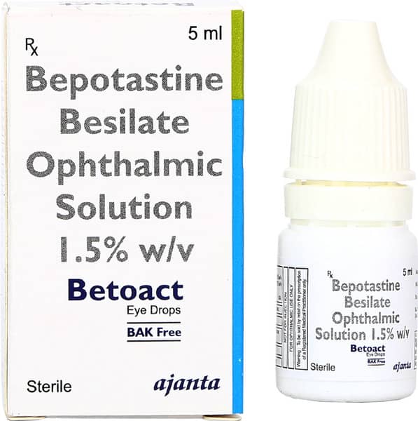 Betoact Bottle Of 5ml Eye Drops