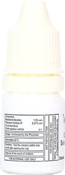 Betoact Bottle Of 5ml Eye Drops