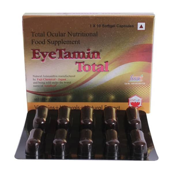 Eyetamin Total Strip Of 10 Capsules