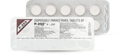 P 250mg Strip Of 10 Tablets