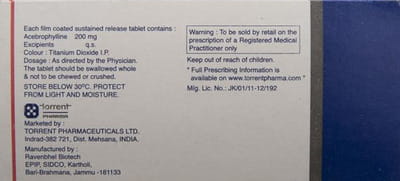 Xanilax Sr 200mg Strip Of 10 Tablets