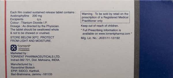 Xanilax Sr 200mg Strip Of 10 Tablets