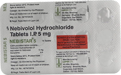 Nebistar 5mg Strip Of 15 Tablets
