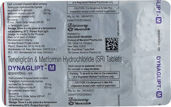 डायनाग्लिप्ट एम टैबलेट