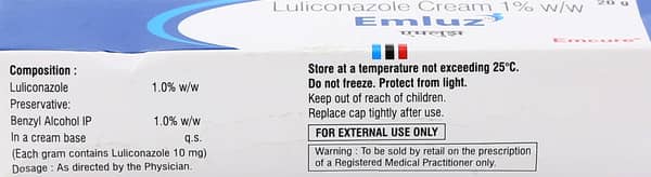 Emluz Tube Of 20gm Cream