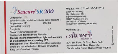 Seacure Sr 200mg Strip Of 10 Tablets