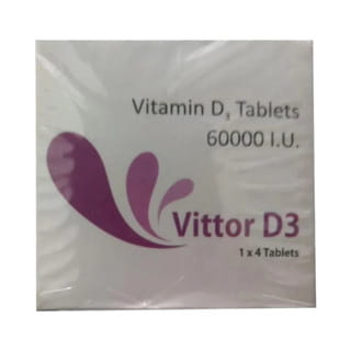 Vittor D3 Strip Of 4 Tablets