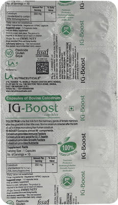 Ig Boost Strip Of 10 Capsules