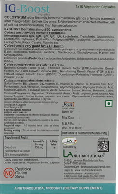 Ig Boost Strip Of 10 Capsules