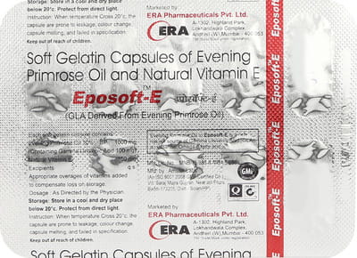 Eposoft E Strip Of 10 Capsules