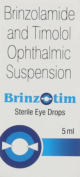 Brinzotim Bottle Of 5ml Eye Drops