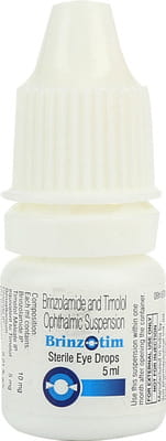 Brinzotim Bottle Of 5ml Eye Drops