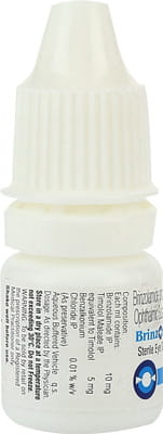 Brinzotim Bottle Of 5ml Eye Drops