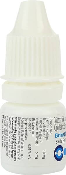Brinzotim Bottle Of 5ml Eye Drops