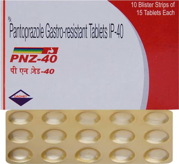 Pnz 40mg Strip Of 15 Tablets
