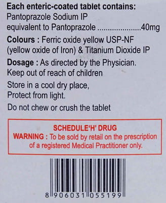 Pnz 40mg Strip Of 15 Tablets