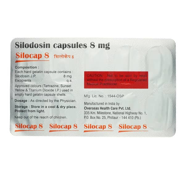 Silocap 8Mg Strip Of 10 Capsules