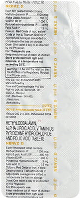 Nervz D Strip Of 10 Tablets