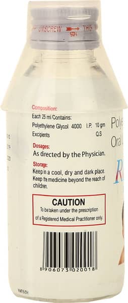 Relux Sugar Free Bottle Of 100ml Oral Liquid