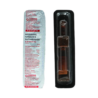 B 29 Gold Aq Ampoule Of 2ml Injection