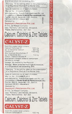 Calyst-Z Strip Of 10 Tablets