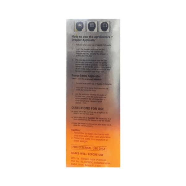 Hairage F 5% Solution 60Ml