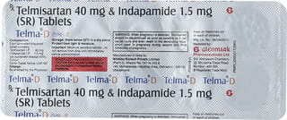 Telma D 40/1.5Mg Strip Of 10 Tablets