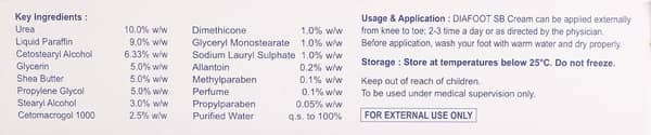 Diafoot Sb Tube Of 100gm Cream