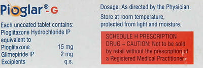 Pioglar G 15/2mg Strip Of 10 Tablets