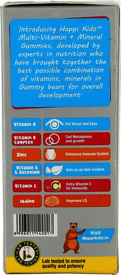 Happi Kidz Strawberry And Orange Flavour Gummies 30'S