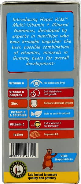 Happi Kidz Strawberry And Orange Flavour Gummies 30'S