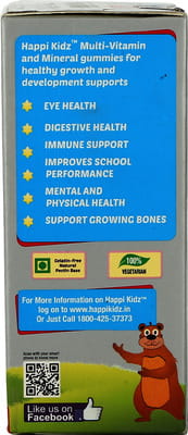 Happi Kidz Strawberry And Orange Flavour Gummies 30'S