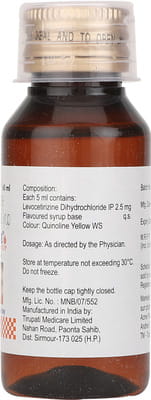 Teczine Bottle Of 60ml Syrup