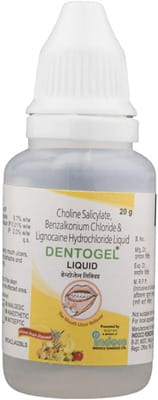 Dentogel Mixed Fruit Flavour Bottle Of 20gm Liquid