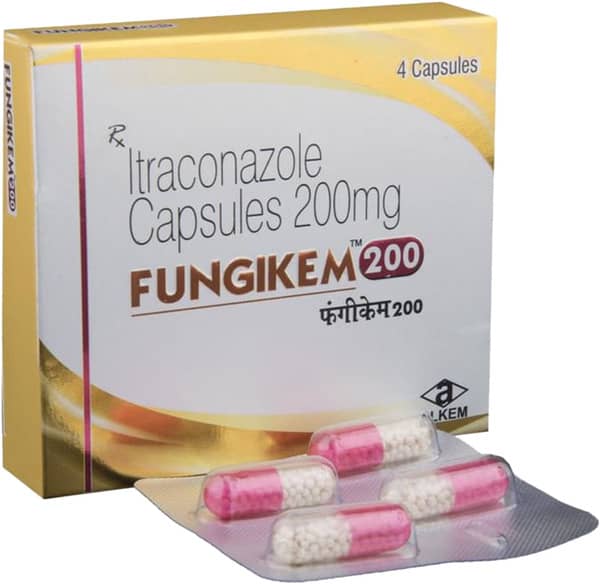 Fungikem 200 Strip Of 4 Capsules