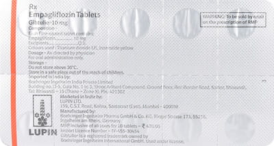 Gibtulio 10 Strip Of 10 Tablets