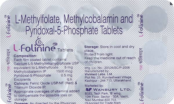 L Folinine Strip Of 15 Tablets
