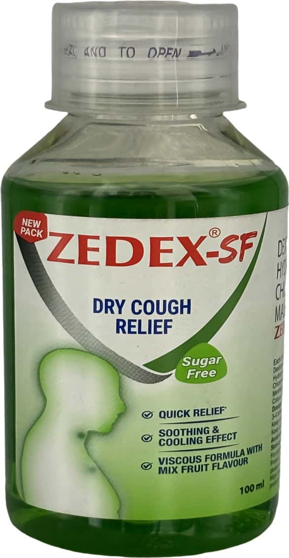 Zedex Sf Mix Fruit Flavour Bottle Of 100ml Syrup: Uses, Side