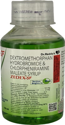 Zedex Sf Mix Fruit Flavour Bottle Of 100ml Syrup