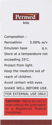 Permed Bottle Of 60ml Lotion