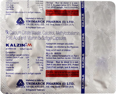 Kalzin M Strip Of 15 Capsules