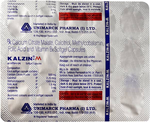 Kalzin M Strip Of 15 Capsules
