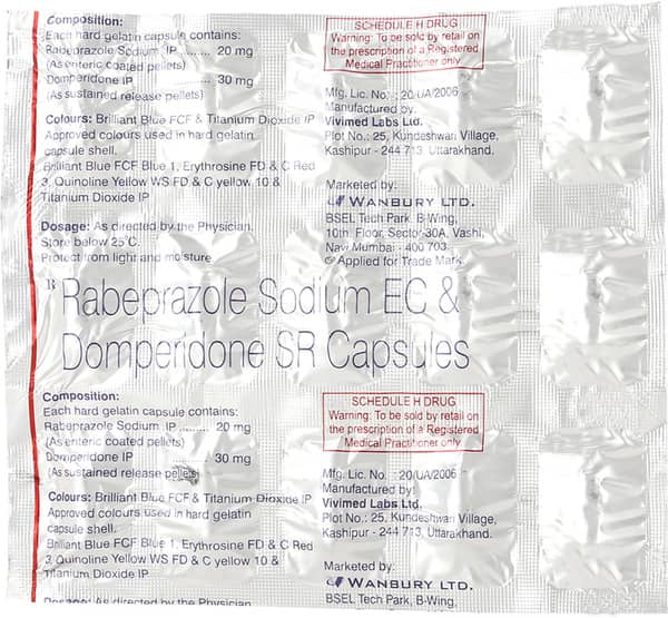 Rabiplus D Strip Of 15 Capsules