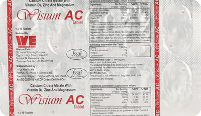 Wisium Ac Strip Of 10 Tablets